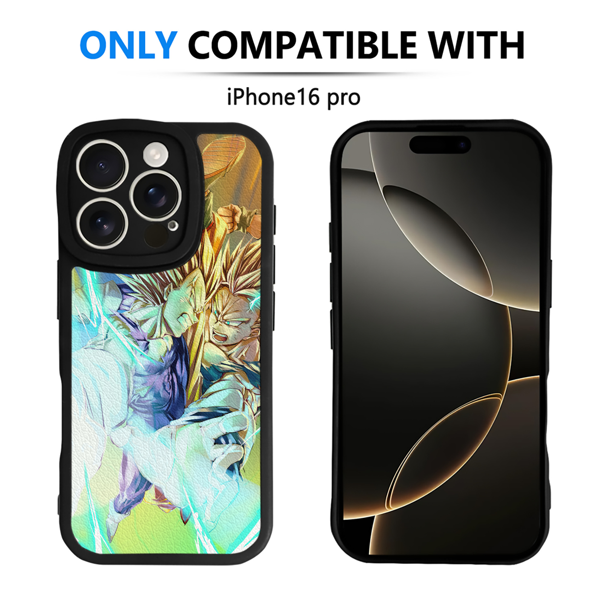 （画像用） ドラゴンボール DRAGON BALL 【iPhone 16シリーズ対応】シリコンスマホケース（レザー調） 材質：シリコン